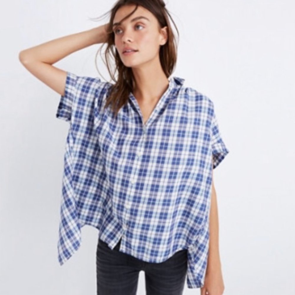 Madewell Courier Style Open Back Top